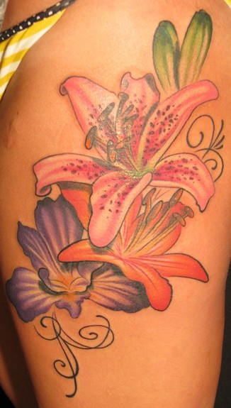 Looking for unique  Tattoos? Lovely Flower Tattoo